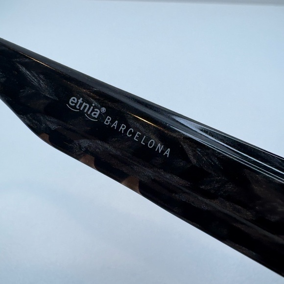 FRAMES ONLY- ETNIA BARCELONA SALVADOR COL BK CARBON 56•16•140 Eyeglasses Frames - Picture 8 of 16